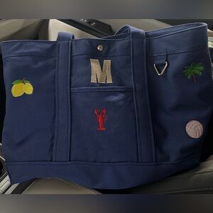 NWOT Baublebar Embroidered Tote